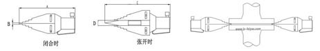 液壓同步法蘭分離器示意圖