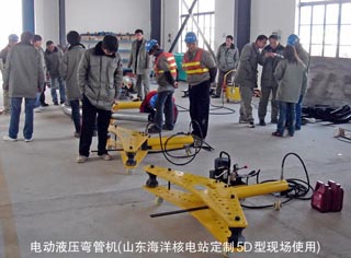 電動液壓彎管機(jī)現(xiàn)場圖片